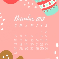 December 2017 Desktop & Mobile Wallpaper